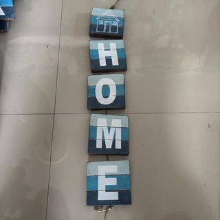 Square Sign "HOME" 10cm x 55cm long DUE NOV