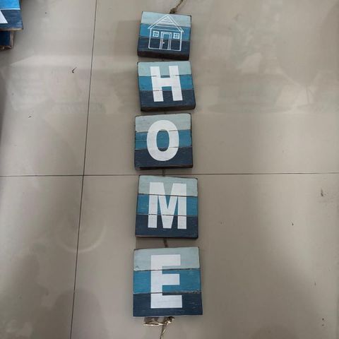 Square Sign "HOME" 10cm x 55cm long DUE NOV