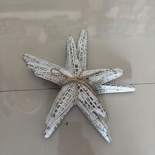 Starfish Crosshatched s/3 Whitewash 20cm x 20cm DUE NOV