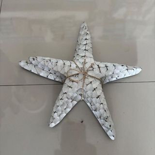 Starfish Scalloped s/3 Whitewash 20cm x 20cm DUE NOV