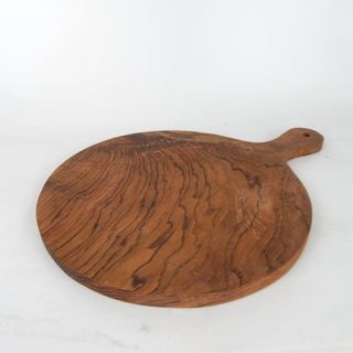 Teak Round Chopping Board Large 36cm x 50cm