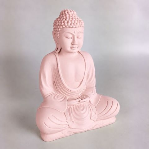Buddha Pale Pink 20cm high DUE NOV