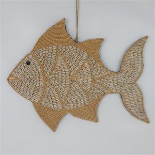 Cowrie Shell Fish 30cm x 30cm