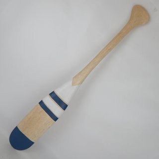 Wooden Paddle Blue/White #1 14cm x 100cm long