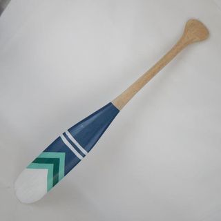 Wooden Paddle Blue Arow #3 14cm x 100cm long