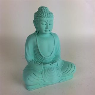 Matte Buddha Mint Green 20cm high