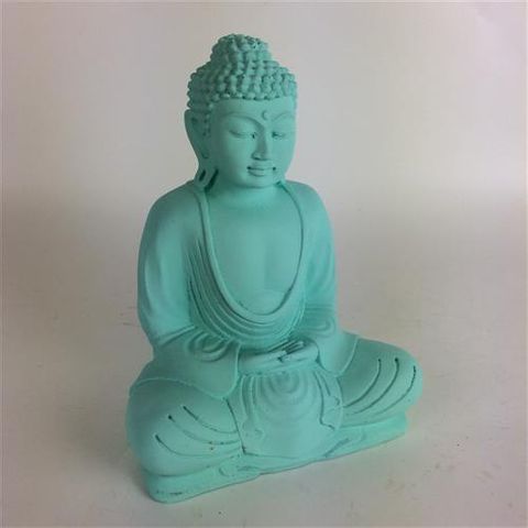 Matte Buddha Mint Green 20cm high