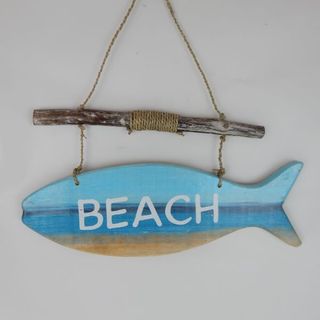 Fish Beach w Drift wood 40cm x 20cm high