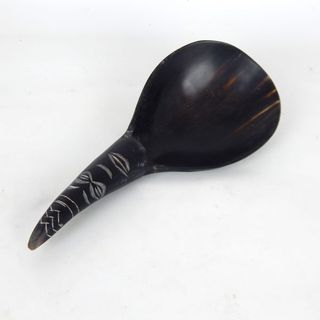 Horn Spoon 10cm x 22cm long