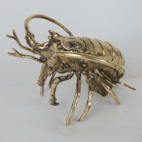 Brass Crayfish 22cm w x 20cm l x 30cm h AUG DELIVERY