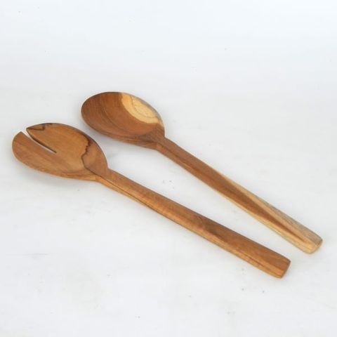 Teak Servers s/2  7.5cm x 30cm long