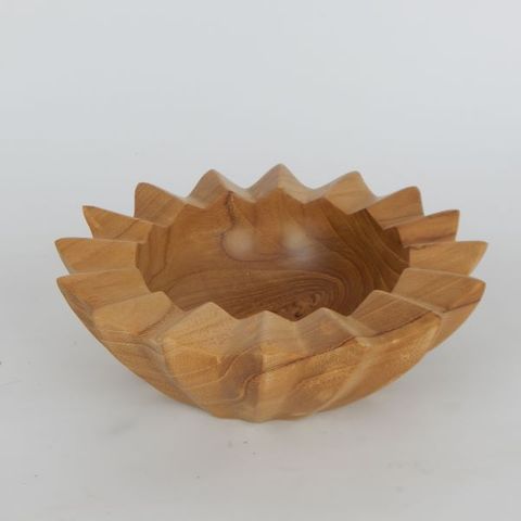 Teak Bowl #1 7cm x 20cm dia