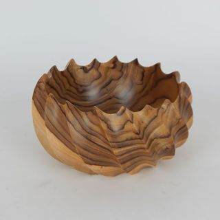 Teak Bowl #2 8cm x 17cm dia