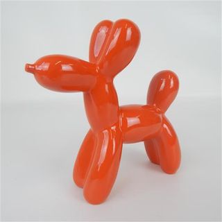 Resin Dog Orange 20cm x 7cm x 21cm