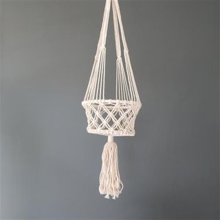 Macrame Plant Hanger Small 17cm dia x 80cm