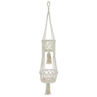 Macrame Plant Hanger Double 17cm / 22cm x 120cm