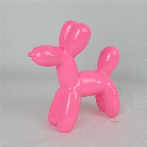 Resin Dog Pink 20cm x 7cm x 21cm DUE LATE MARCH