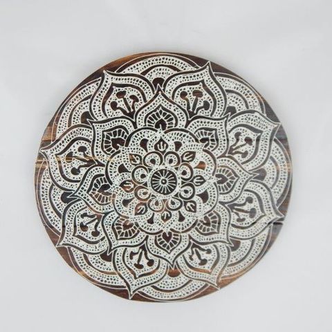 Mandala White 30cm dia