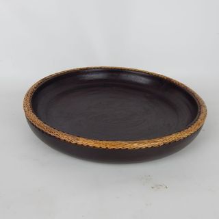 Lombok Wooden Bowl Round 30cm x 5cm h