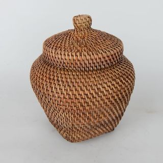 Lombok Vase #2 Antik Brown 20cm x 18cm h