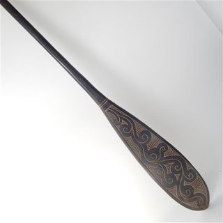 Carved Oar Oval w Point 13cm x 100cm long