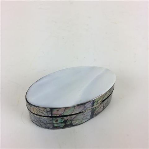 Oval Shell Box Sml 4cm x 8cm