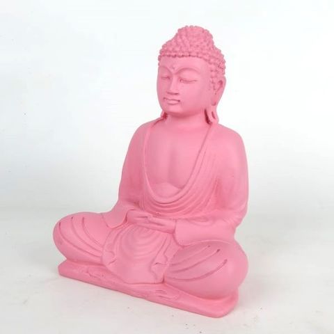 Matte Buddha Pale Pink 20cm high