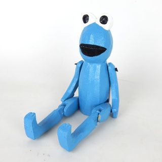 Sesame Cookie Monster 15cm high