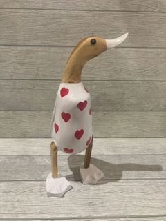 Heart Duck Red 28cm high DUE DEC