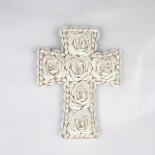 Rosa Shelly Cross 16cm x 21cm high