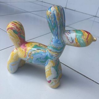 Volo Dog Yellow Marble 20cm x 7cm x 21cm DUE DEC