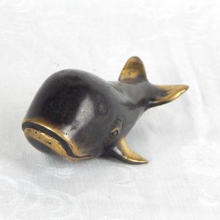 Brass Whale 10cm x 16cm long