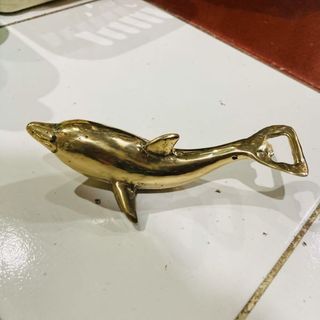 Brass Dolphin 7cm x 15cm long AUG DELIVERY