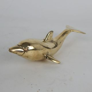 Brass Dolphin 6cm x 13cm long