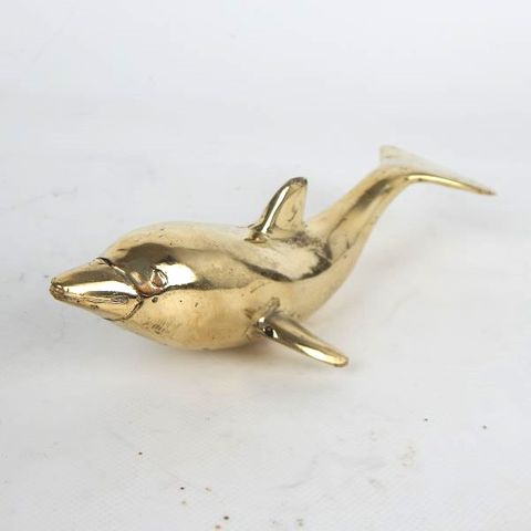 Brass Dolphin 7cm x 15cm long