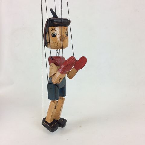 Vintage Pinocchio Puppet 30cm high