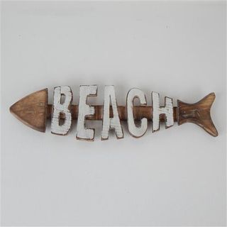 Fish Beach Whitewash 43cm x 13cm high