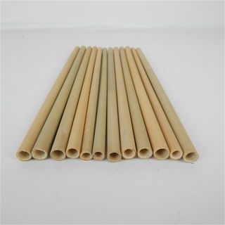 Bamboo Straws 25cm long 12pcs