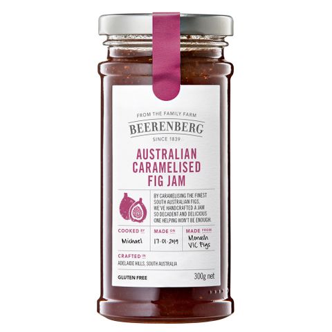 BEERB CARAMELISED FIG JAM 300g 8pk