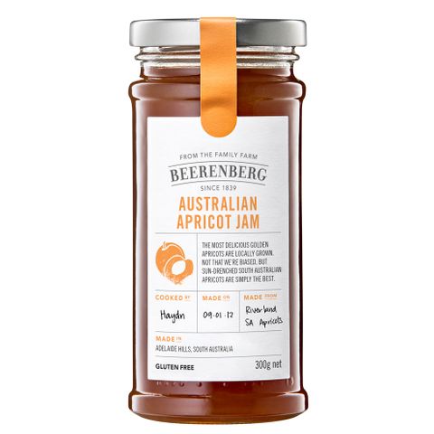 BEERB APRICOT JAM 300g 8pk BIL