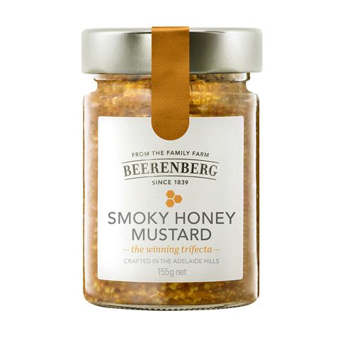 BEERB MUSTARD SMOKY HONEY 155g 8PK