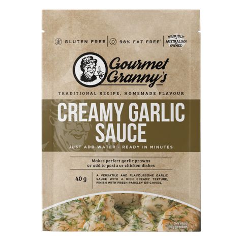 G/GRANNY'S GARLIC SAUCE GF (12x40g) PK