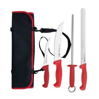 KNIFE SET TRAMON 5PC LOW & SLOW RED