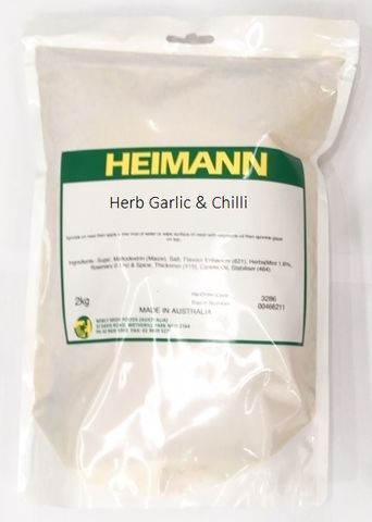 GLAZE - HERB/GARLIC & CHILLI HEIMANN 2KG