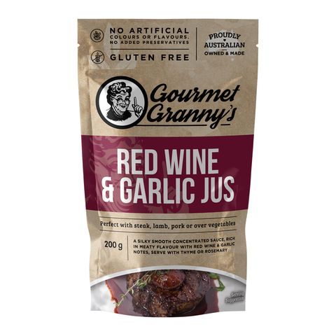 G/GRANNY'S LIQ RED WINE JUS GF (6X200G)