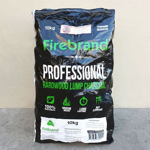 CHARCOAL FIREBRAND HARDWOOD LUMP 10KG