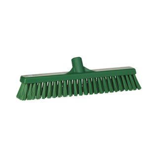 VIKAN BROOM HEAD SOFT/STIF 420MM GRN BIL