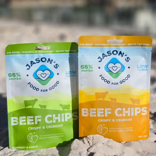 BEEF CHIPS ROSEMARY GARLIC 12 X 40g