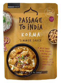SAUCE KORMA CURRY P/INDIA 6X375mL