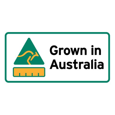 LABELS RECT 47x20 GROWN IN AUST 1000